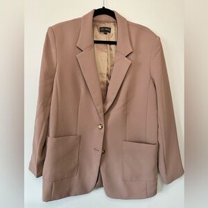 LOFT // Versa Oversized Crepe Drape Blazer